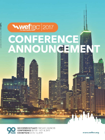 WEFTEC Conference Annoucement
