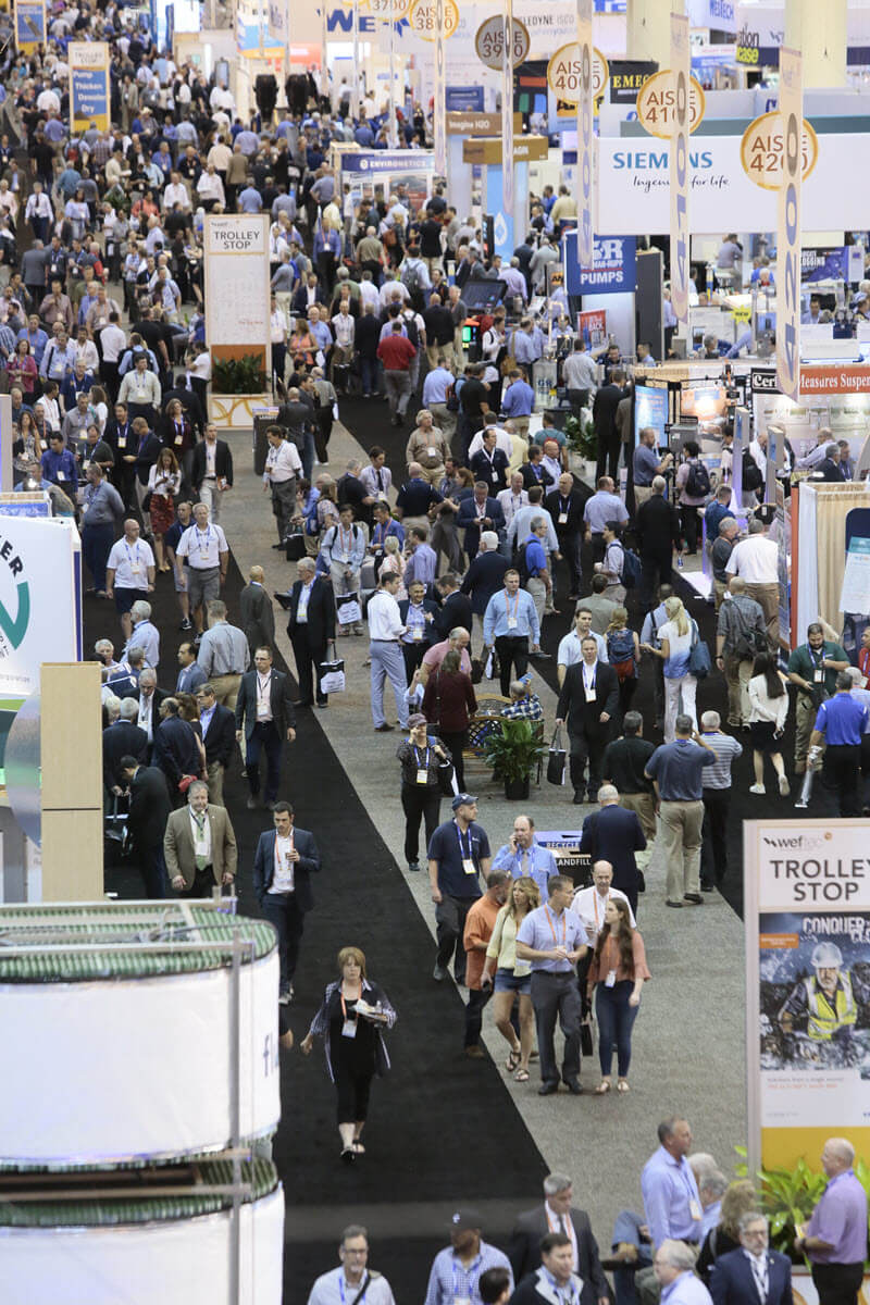 WEFTEC 2018 crowds