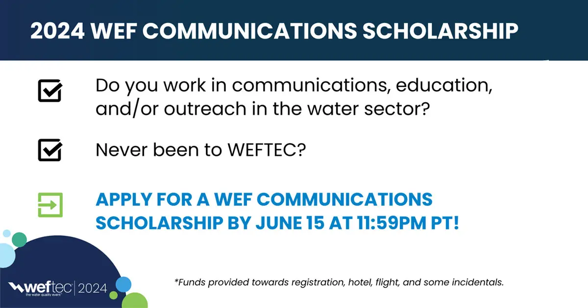 Apply to Be a WEF Comms Scholar