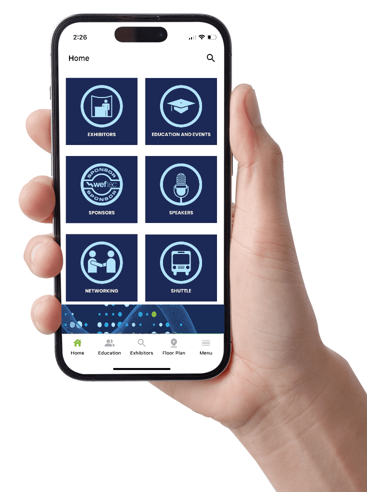 WEFTEC Online Planner app