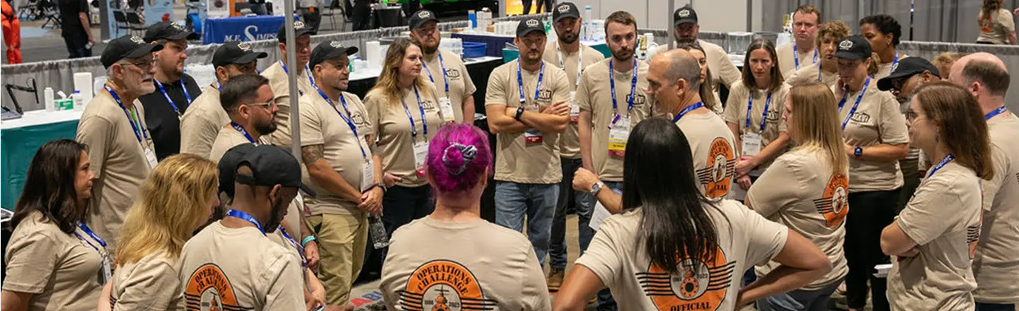 Volunteers for the Operational Challenge event